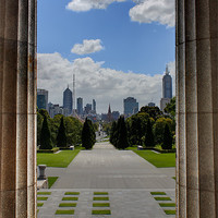Buy canvas prints of City of Melbourne by Roger Green