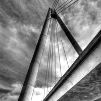 Buy canvas prints of Marine Bridge by Roger Green