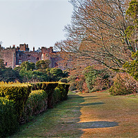 Buy canvas prints of Georgian Terrace at Muncaster Castle by Roger Green