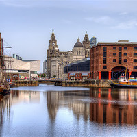 Buy canvas prints of Albert Dock, Liverpool by Roger Green