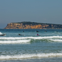 Buy canvas prints of Aussie Surf by Roger Green