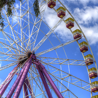 Buy canvas prints of The Big Wheel by Roger Green