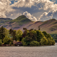 Buy canvas prints of Across The Lake To Catbells by Roger Green