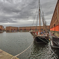 Buy canvas prints of Albert Dock by Roger Green