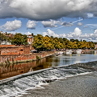Buy canvas prints of Chester by the River by Roger Green