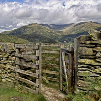 Buy canvas prints of  Kissing Gate by Roger Green