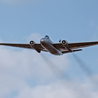 Buy canvas prints of Canberra XH 134  by Roger Green