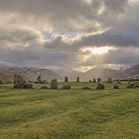 Buy canvas prints of Castlerigg Stone Circle by Roger Green