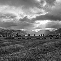 Buy canvas prints of Castlerigg Stone Circle by Roger Green