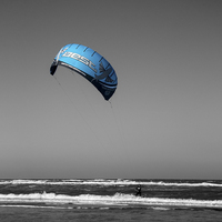 Buy canvas prints of Kitesurfing by Roger Green