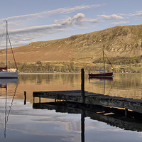 Buy canvas prints of Down On Ullswater by Roger Green