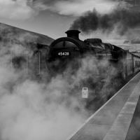 Buy canvas prints of The Steam Locomotive Eric Treacy  by Roger Green