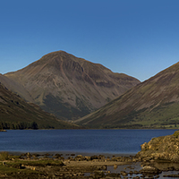 Buy canvas prints of Wast Water Panoramic by Roger Green