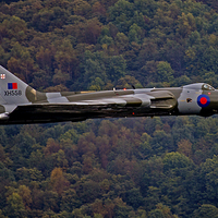 Buy canvas prints of XH558 Vulcan Bomber by Roger Green
