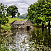 Buy canvas prints of Boat House by Roger Green