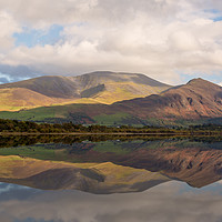 Buy canvas prints of Skiddaw Reflected by Roger Green
