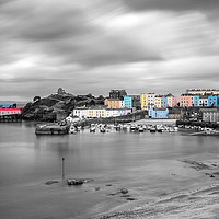 Buy canvas prints of Tenby Harbour by Roger Green