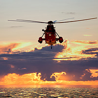 Buy canvas prints of Westland Sea King XV661 by Roger Green
