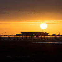 Buy canvas prints of Southport Sunset by Roger Green