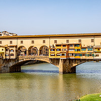 Buy canvas prints of Ponte Vecchio or Old Bridge by Roger Green