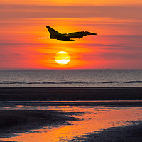 Buy canvas prints of Typhoon at Sunset by Roger Green