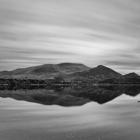 Buy canvas prints of Black and White Skiddaw by Roger Green