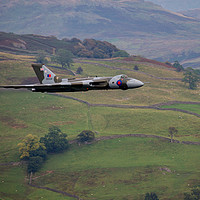 Buy canvas prints of Vulcan Flypast at Ambleside by Roger Green