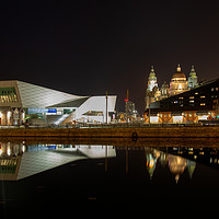 Buy canvas prints of Liverpool Docks by Roger Green