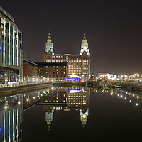 Buy canvas prints of Liverpool Docks by Roger Green