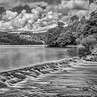 Buy canvas prints of Grasmere Weir by Roger Green