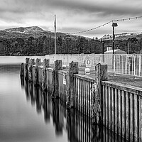 Buy canvas prints of Ambleside Pier by Roger Green