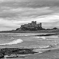 Buy canvas prints of Bamburgh Castle by Roger Green