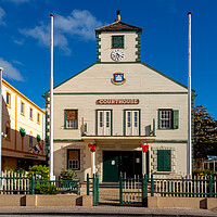 Buy canvas prints of Courthouse in Sint Maarten by Roger Green