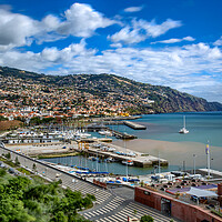 Buy canvas prints of Funchal, Capital of Madeira by Roger Green