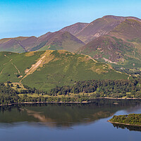 Buy canvas prints of Across Derwentwater to Catbells by Roger Green