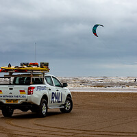 Buy canvas prints of Kitesurfing by Roger Green