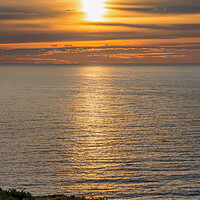 Buy canvas prints of Cornish Sunset by Roger Green