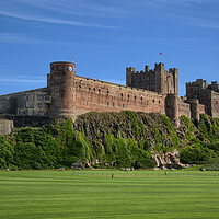 Buy canvas prints of Bamburgh Cricket Club by Roger Green
