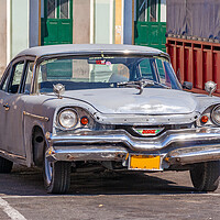 Buy canvas prints of Cuban Car by Roger Green