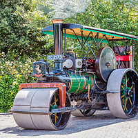 Buy canvas prints of The Pendle Witch Traction Engine  by Roger Green