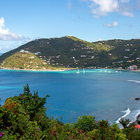 Buy canvas prints of Stunning Bay on Tortola by Roger Green