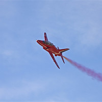Buy canvas prints of Red Arrow by Roger Green
