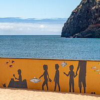 Buy canvas prints of Mural in Madeira by Roger Green