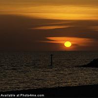 Buy canvas prints of Sunset over Selsey by Paul Howell