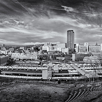 Buy canvas prints of Sheffield Panorama II by Richard Peck