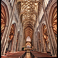 Buy canvas prints of St Mary Redcliff, Bristol. by Becky Dix
