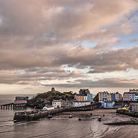 Buy canvas prints of Tenby Harbour by Becky Dix