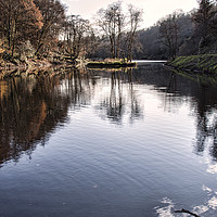 Buy canvas prints of  Winter Reflections. by Becky Dix