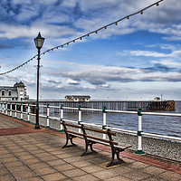 Buy canvas prints of  The Esplanade at Penarth.  by Becky Dix