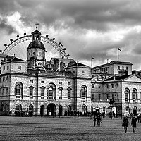 Buy canvas prints of Horse Guards Parade. by Becky Dix